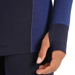 ICEBREAKER 260 ZONE LS HALF ZIP W MIDNIGHT NAVY/ROYAL NAVY -Warm Winter Outlet Store 9 116682 260 zome ls half zip w midnight navy royal navy ib104394 078 04