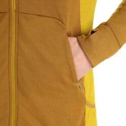 ICEBREAKER ZONEKNIT LS ZIP HOODIE M CLOVE/SI 23 -Warm Winter Outlet Store 9 116734 zoneknit ls zip hoodie m clove si ib0a56ga 714 06