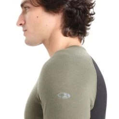 ICEBREAKER 260 ZONE LS CREWE M LODEN/BLACK 23 -Warm Winter Outlet Store 9 116738 260 zone ls crewe m loden black ib104360 083 04