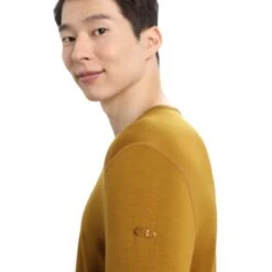 ICEBREAKER 260 TECH LS CREWE M CLOVE 23 -Warm Winter Outlet Store 9 116740 260 tech ls crewe m clove ib104371 556 05