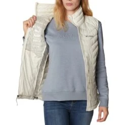 COLUMBIA POWDER LITE VEST W CHALK 23 -Warm Winter Outlet Store 9 116805 1757411 191 04