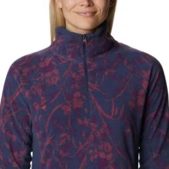 COLUMBIA GLACIAL IV PRINT 1/2 ZIP NOCTURNAL HERRI 23 -Warm Winter Outlet Store 9 116807 1802161 476 04