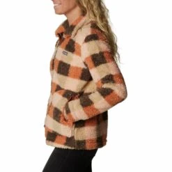 COLUMBIA WINTER PASS SHERPA FZ W WARM COPPER CHECK 23 -Warm Winter Outlet Store 9 116936 winter pass sherpa fz w warm copper check 1905913 858 05