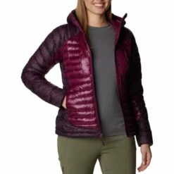 COLUMBIA LABYRINTH LOOP HOODED W MARIONBERRY, MA 23 -Warm Winter Outlet Store 9 117059 labyrinth loop hooded w marionberry ma 1955323 616 03