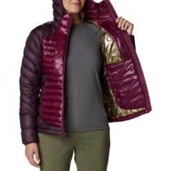 COLUMBIA LABYRINTH LOOP HOODED W MARIONBERRY, MA 23 -Warm Winter Outlet Store 9 117059 labyrinth loop hooded w marionberry ma 1955323 616 05