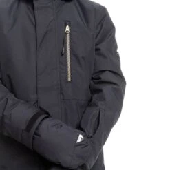 QUIKSILVER MISSION SOLID YOUTH JK TRUE BLACK 23 9 QUIKSILVER MISSION SOLID YOUTH JK TRUE BLACK 23 -Warm Winter Outlet Store 9 117314 mission sld yt b snjt true black eqbtj03157 kvj0 05