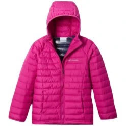 COLUMBIA GIRLS POWDER LITE HDD JK WILD FUCHSIA 23