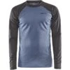 CRAFT CORE WARM BASELAYER LS TEE M GRANITE/FLOW 23