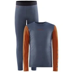 CRAFT CORE WARM BASELAYER SET J FLOW/CHESTNUT 23