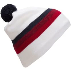 SWIX MARKA BEANIE JR SNOW WHITE/RED 23 -Warm Winter Outlet Store 9 117906 marka beanie jr snow white red 46642 00026 02
