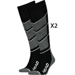 HEAD SKI V-SHAPE KNEEH 2 PAIR BLACK WHITE 23