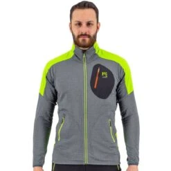 KARPOS PUEZ FLEECE DARK SLATE/LIME GREEN 23 -Warm Winter Outlet Store 9 118580 puez fleece dark slate lime green 2501043 043 03