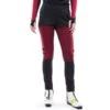 FISCHER W ASARNA SOFTSHELL PANTS BLACK-BURGUNDY 23