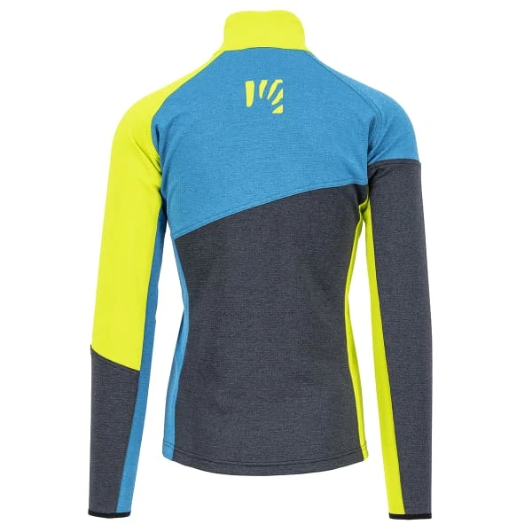 KARPOS FEDERA HZ FLEECE BLACK/BLUE JEWEL/SULPHUR SPRIN 23 2 KARPOS FEDERA HZ FLEECE BLACK/BLUE JEWEL/SULPHUR SPRIN 23 - Image 2