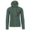 KARPOS 80'S HOODIE FLEECE SMOKE PINE/JUNGLE GREEN 23