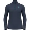 ODLO BERRA MIDLAYER 1/2 ZIP W DARK SAPPHIRE 23