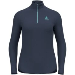 ODLO BERRA MIDLAYER 1/2 ZIP W DARK SAPPHIRE 23