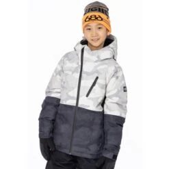686 BOYS HYDRA INSULATED JKT WHITE CAMO CLRBLK 23 -Warm Winter Outlet Store 9 119764 boys hydra insulated jkt white camo clrblk m2w502 wtcm 03