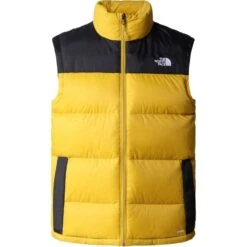 THE NORTH FACE M DIABLO DOWN VEST MINERAL GOLD/TNF BLACK 23