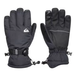 QUIKSILVER MISSION GLOVE TRUE BLACK 23