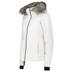CMP WOMAN JKT ZIP HOOD WHITE 23 5 CMP WOMAN JKT ZIP HOOD WHITE 23 -Warm Winter Outlet Store 9 120195 woman jkt zip hood white 31w0066f a001 03