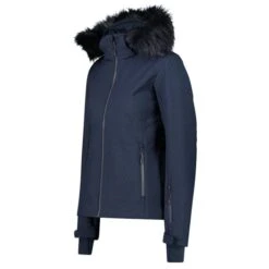 CMP WOMAN JKT ZIP HOOD BLACK BLUE 23 -Warm Winter Outlet Store 9 120203 woman jkt zip hood black blue 31w0196f n950 03