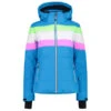 CMP WOMAN JKT ZIP HOOD TURCHESE 23