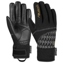 REUSCH RE:KNIT VICTORIA R-TEX XT BLACK GOLD 22 -Warm Winter Outlet Store 9 120296 re knit victoria r tex xt black gold 6031204 03