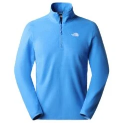 THE NORTH FACE M 100 GLACIER 1/4 ZIP SUPER SONIC BLUE 23