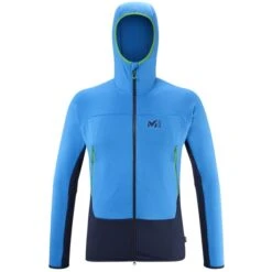 MILLET FUSION GRID HOODIE SAPHIR/ELECTRIC BLUE 23