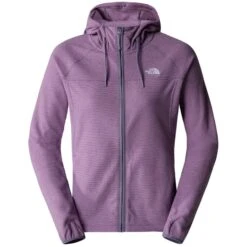 THE NORTH FACE W HOMESAFE FULL ZIP FLEECE HOODIE LUNAR SLATE/LUPINE 23