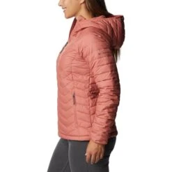 COLUMBIA POWDER LITE HOODED JKT DARK CORAL 23 -Warm Winter Outlet Store 9 124236 1699071 639 04