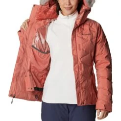 COLUMBIA LAY D DOWN II JKT DARK CORAL SHEE 23 -Warm Winter Outlet Store 9 124243 1798441 639 03