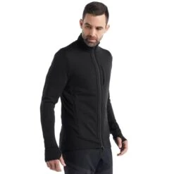 ICEBREAKER MERINO M QUANTUM III LS ZIP BLACK 23 -Warm Winter Outlet Store 9 124884 ib0a56fp001 03