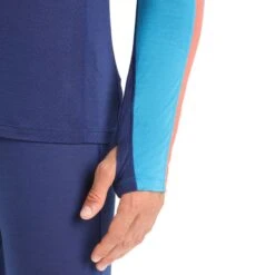 ICEBREAKER MERINO M 125 ZONEKNIT LS CREWE GEO BLUE/ROYAL NAVY/CB 23 -Warm Winter Outlet Store 9 124887 ib0a56h3784 06