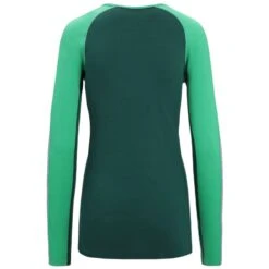 ICEBREAKER MERINO W ZONEKNIT 200 LS CREWE FRESH/GREEN GLORY/CB 23 -Warm Winter Outlet Store 9 124891 w zoneknit 200 ls crewe fresh green glory cb ib0a56hd839 02