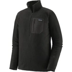 PATAGONIA M'S R1 AIR ZIP NECK BLACK 23