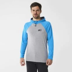 MILLET RED WALL LIGHT HOODIE M H GREY/METHYL BLUE 23 -Warm Winter Outlet Store 9 127021 miv8542 9780 03