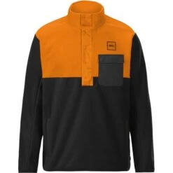 PICTURE MATHEW 1/4 FLEECE YELLOW 23