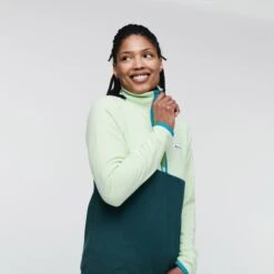 COTOPAXI W AMADO FLEECE LICHEN & DEEP OCE 23 -Warm Winter Outlet Store 9 127439 w amado fleece lichen deep oce amfj lido 03