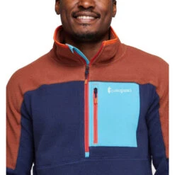 COTOPAXI ABRAZO HALF-ZIP FLEECE JKT ACORN MARITIME 23 -Warm Winter Outlet Store 9 127461 abrazo half zip fleece jkt acorn maritime dor acmtm 04