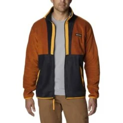 COLUMBIA M BACK BOWL FZ FLEECE WARM COPPER BLACK 23 -Warm Winter Outlet Store 9 128105 m back bowl fz fleece warm copper black 1872794 858 04