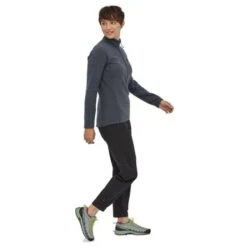 PATAGONIA W'S R1 AIR ZIP NECK SMOLDER BLUE 23 -Warm Winter Outlet Store 9 128210 w s r1 air zip neck smolder blue 40250 smdb 04