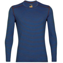 ICEBREAKER M 200 OASIS LS CREWE LAZURITE/ESPRESSO 23