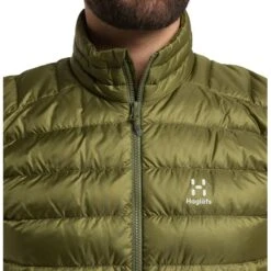 Haglöfs HAGLOFS ROC DOWN VEST MEN OLIVE GREEN 23 -Warm Winter Outlet Store 9 128665 roc down vest men olive green 604678 4vy 06