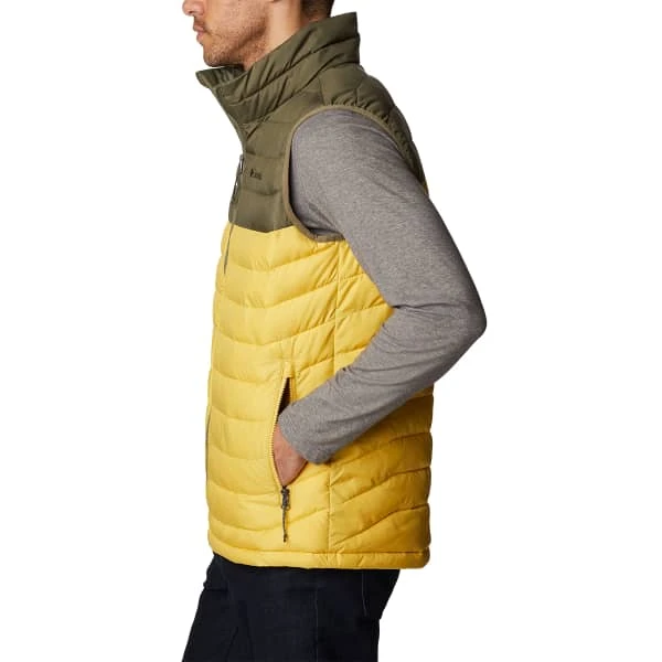 COLUMBIA POWDER LITE VEST GOLDEN NUGGET/STONE GREEN 23 3 COLUMBIA POWDER LITE VEST GOLDEN NUGGET/STONE GREEN 23 - Image 3