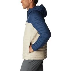 COLUMBIA SILVER FALLS™ HOODED JKT ANCIENT FOSSIL/COLLEGIATE NAVY 23 -Warm Winter Outlet Store 9 128796 silver falls tm hooded jkt ancient fossil collegiate navy 2034506 271 03