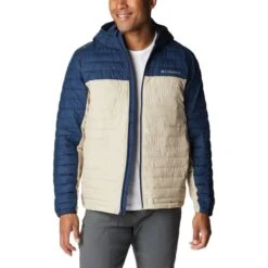 COLUMBIA SILVER FALLS™ HOODED JKT ANCIENT FOSSIL/COLLEGIATE NAVY 23 -Warm Winter Outlet Store 9 128796 silver falls tm hooded jkt ancient fossil collegiate navy 2034506 271 04