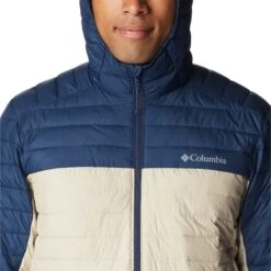 COLUMBIA SILVER FALLS™ HOODED JKT ANCIENT FOSSIL/COLLEGIATE NAVY 23 -Warm Winter Outlet Store 9 128796 silver falls tm hooded jkt ancient fossil collegiate navy 2034506 271 06