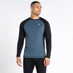 DARE 2B EXCHANGE II L/S TEE BLACK/ORION 23 -Warm Winter Outlet Store 9 129246 dmu394 y36 04